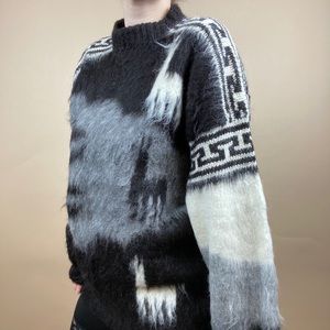Peruvian Alpaca Llama Wool Vintage Sweater Unisex